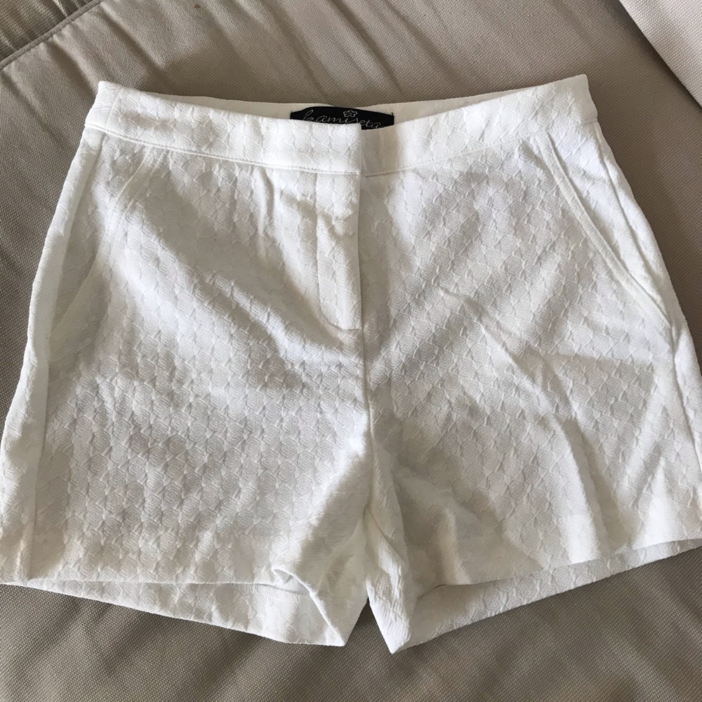 white shorts